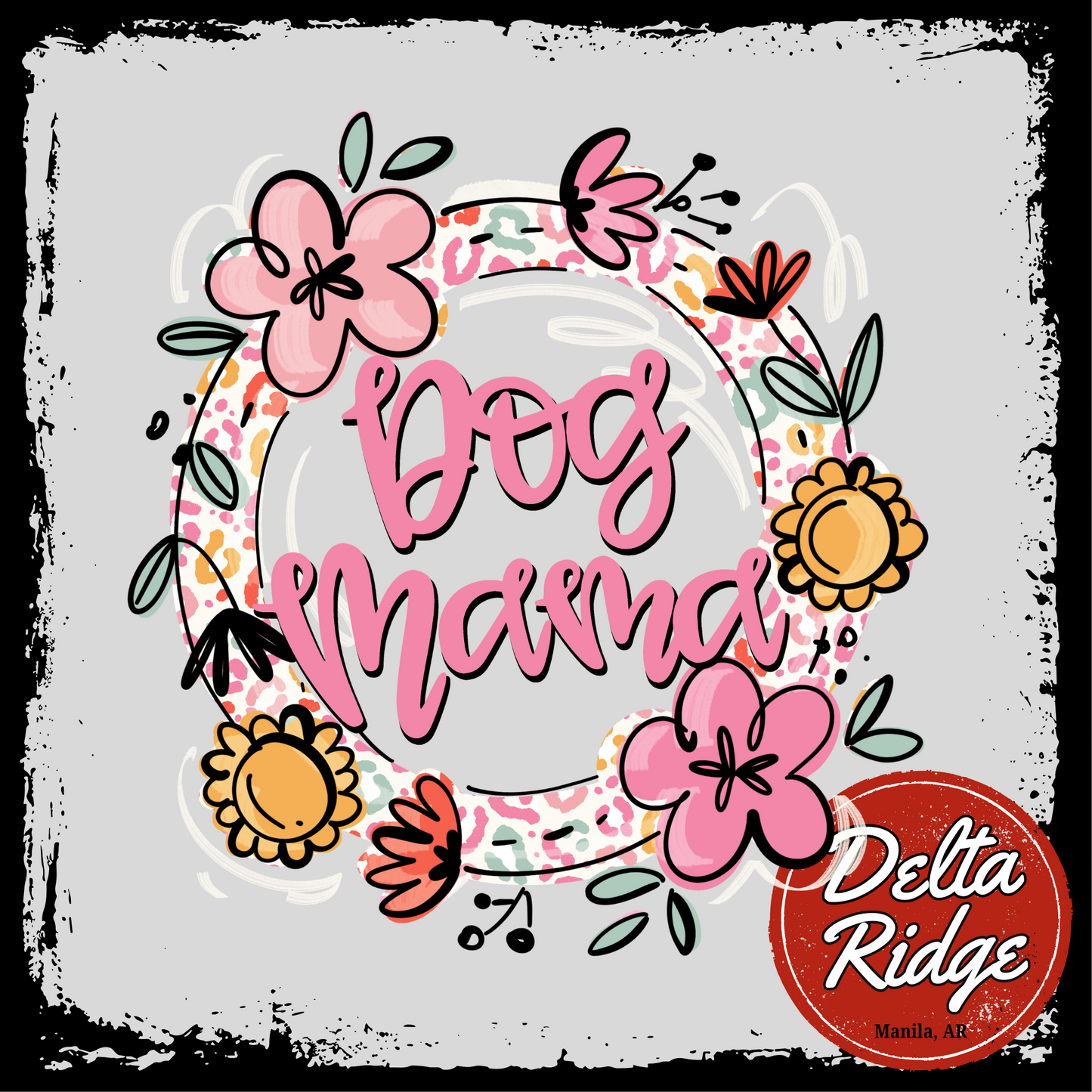 Floral Circle Script