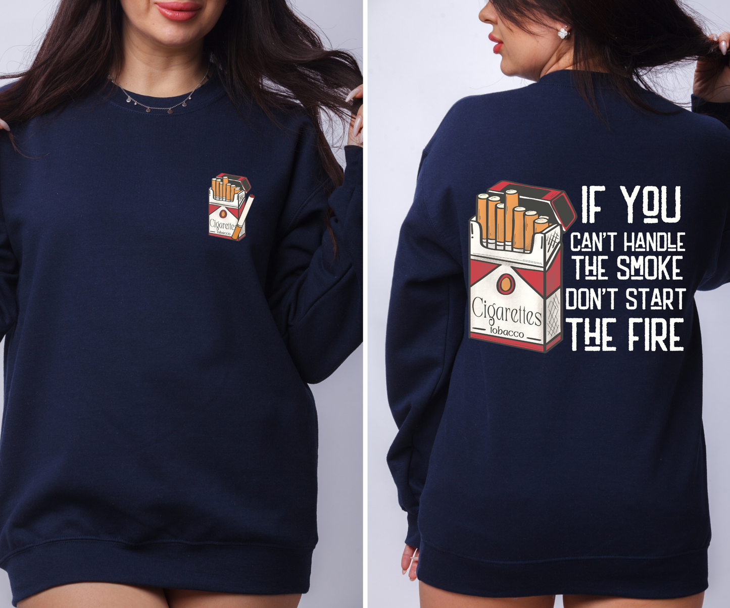 Handle the smoke **BACK DESIGN**