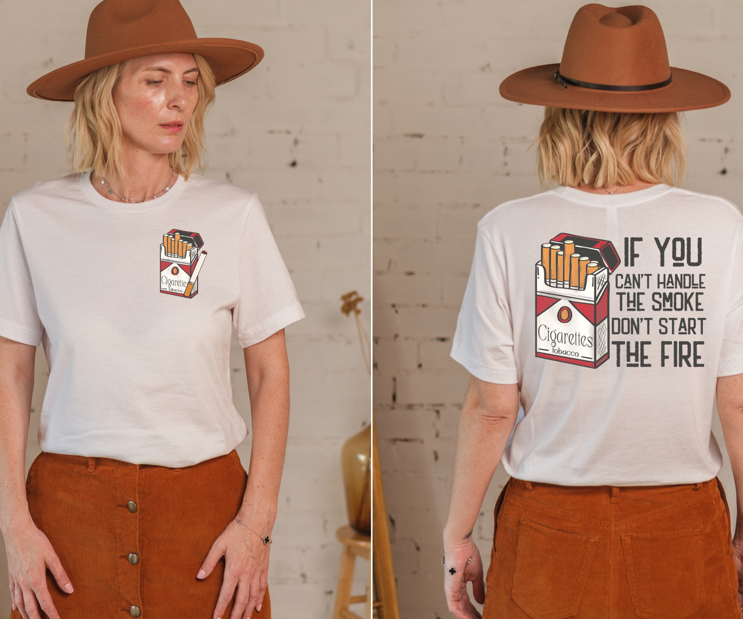 Handle the smoke **BACK DESIGN**