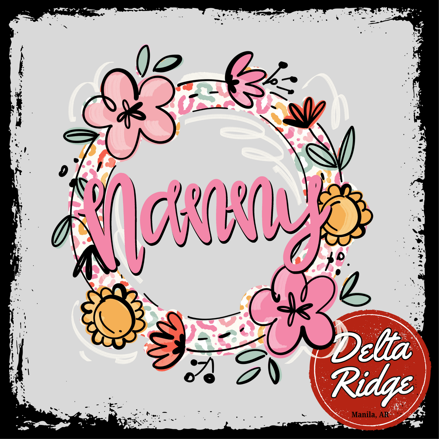 Floral Circle Script