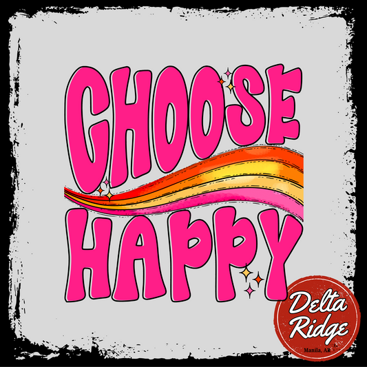 Choose Happy Pink