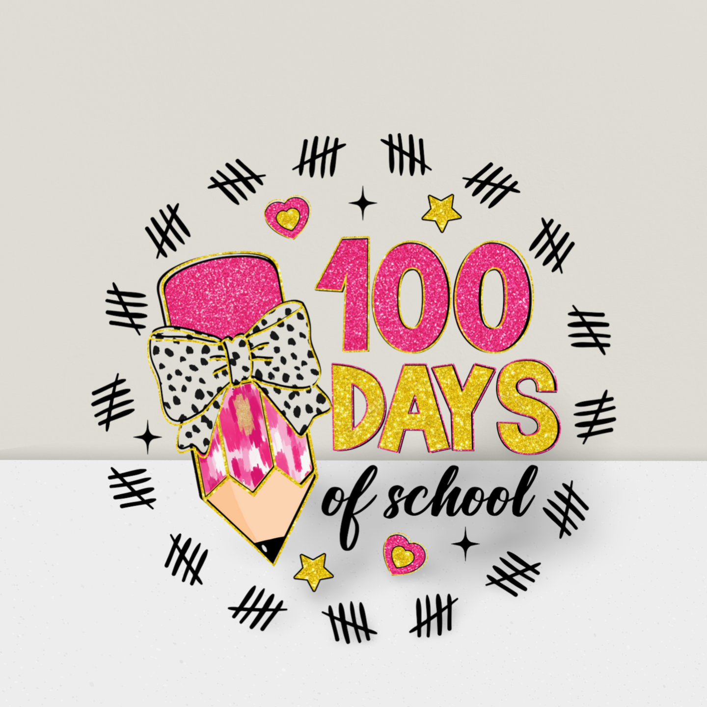 Pink Pencil 100 Days