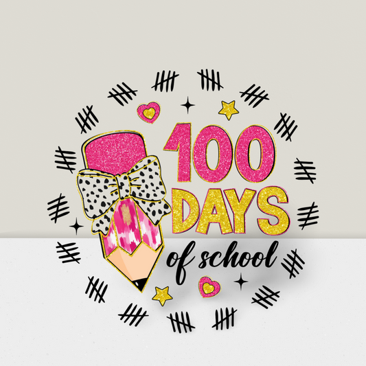 Pink Pencil 100 Days
