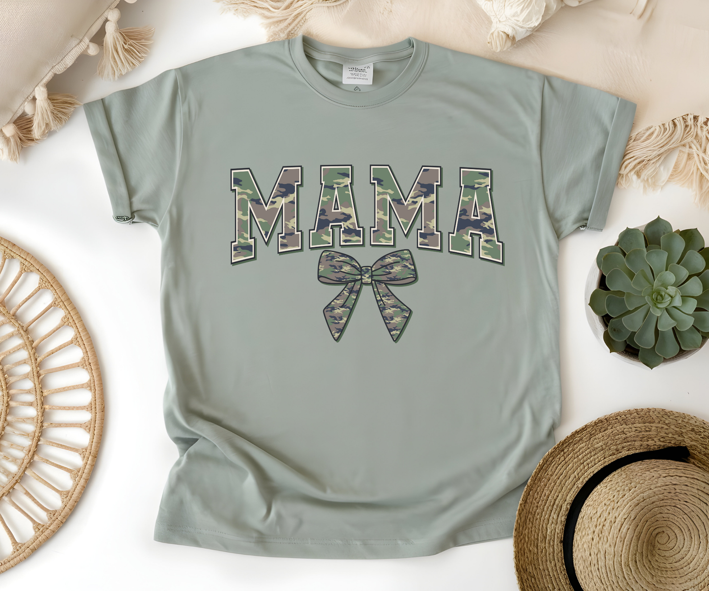 Mama Camo Bow