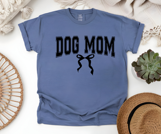 Dog Mama Black Bow