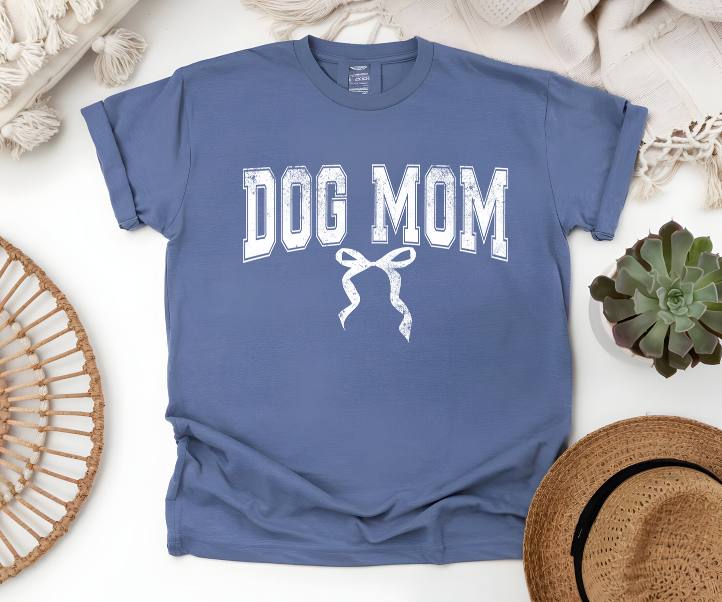 Dog Mama Black Bow