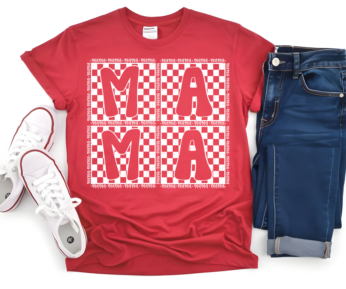 Mama Checkered Box