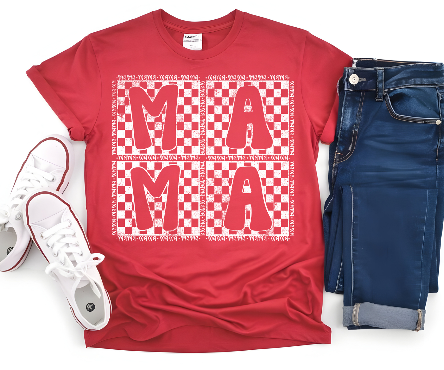 Mama Checkered Box