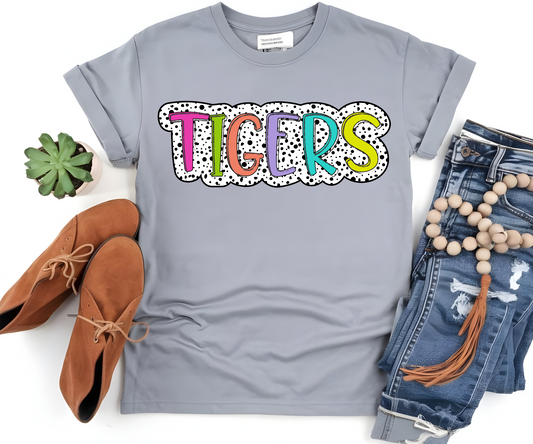 Tigers Pastel Dots