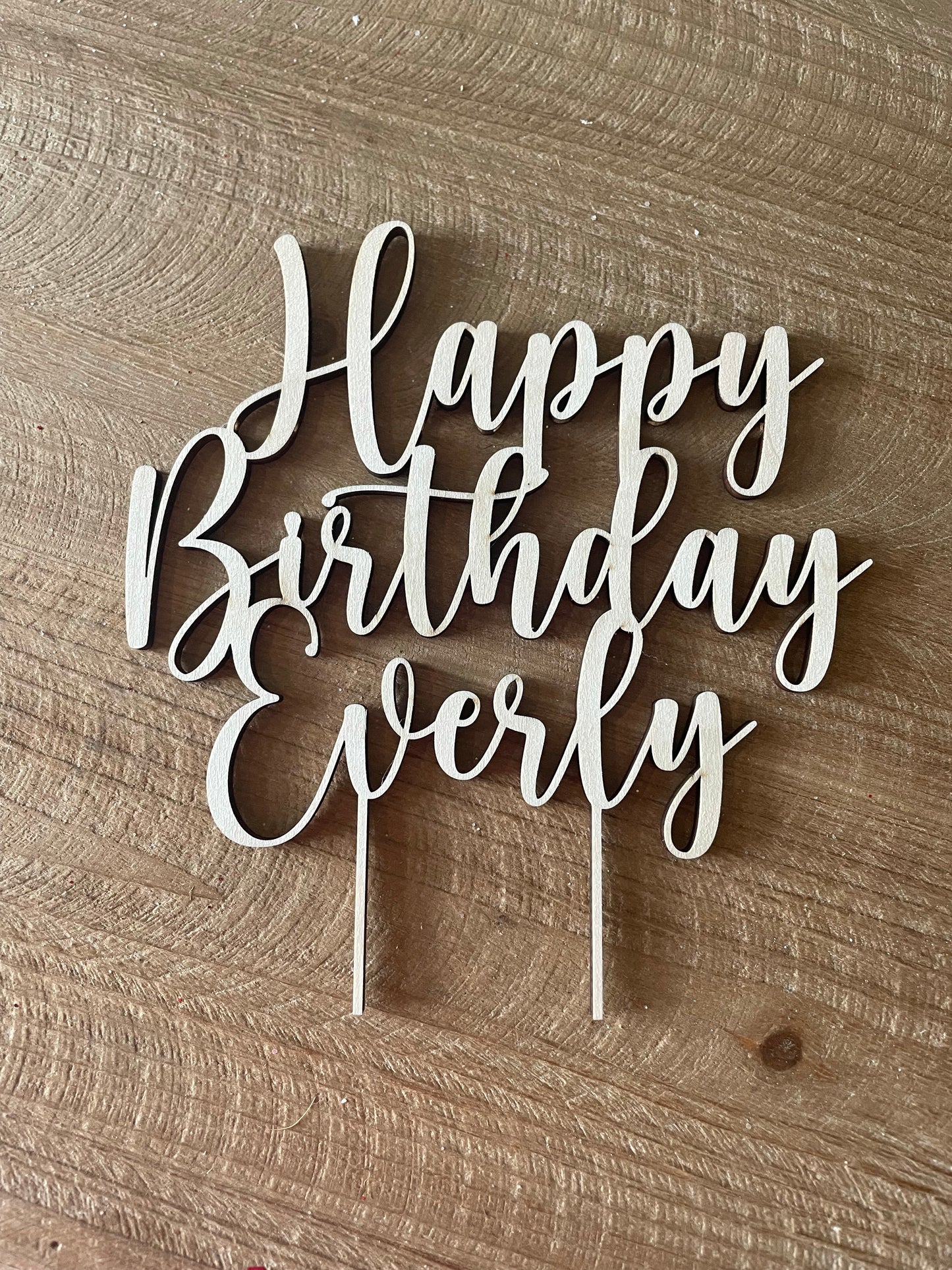 Customized Cake Topper