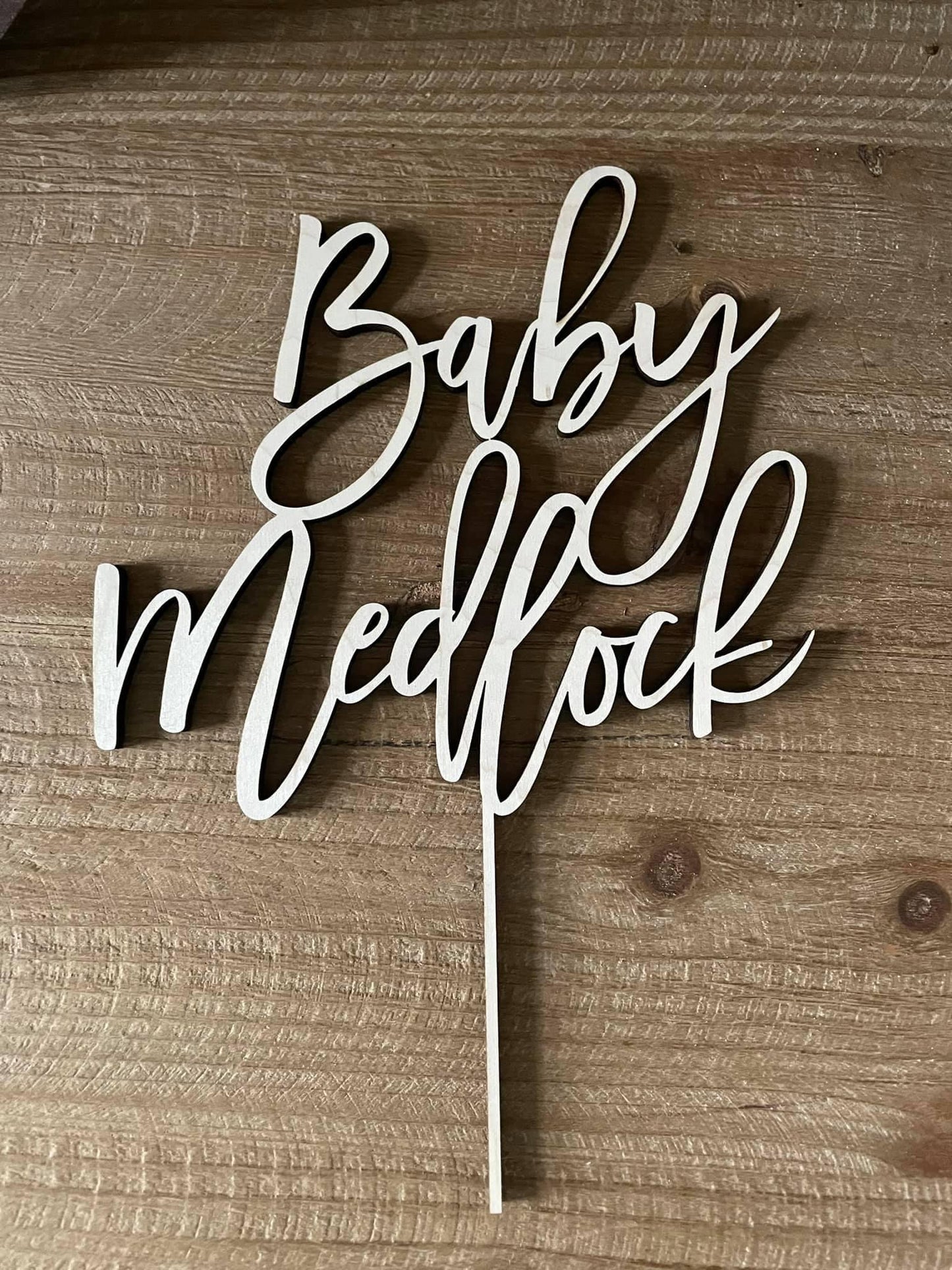Customized Cake Topper