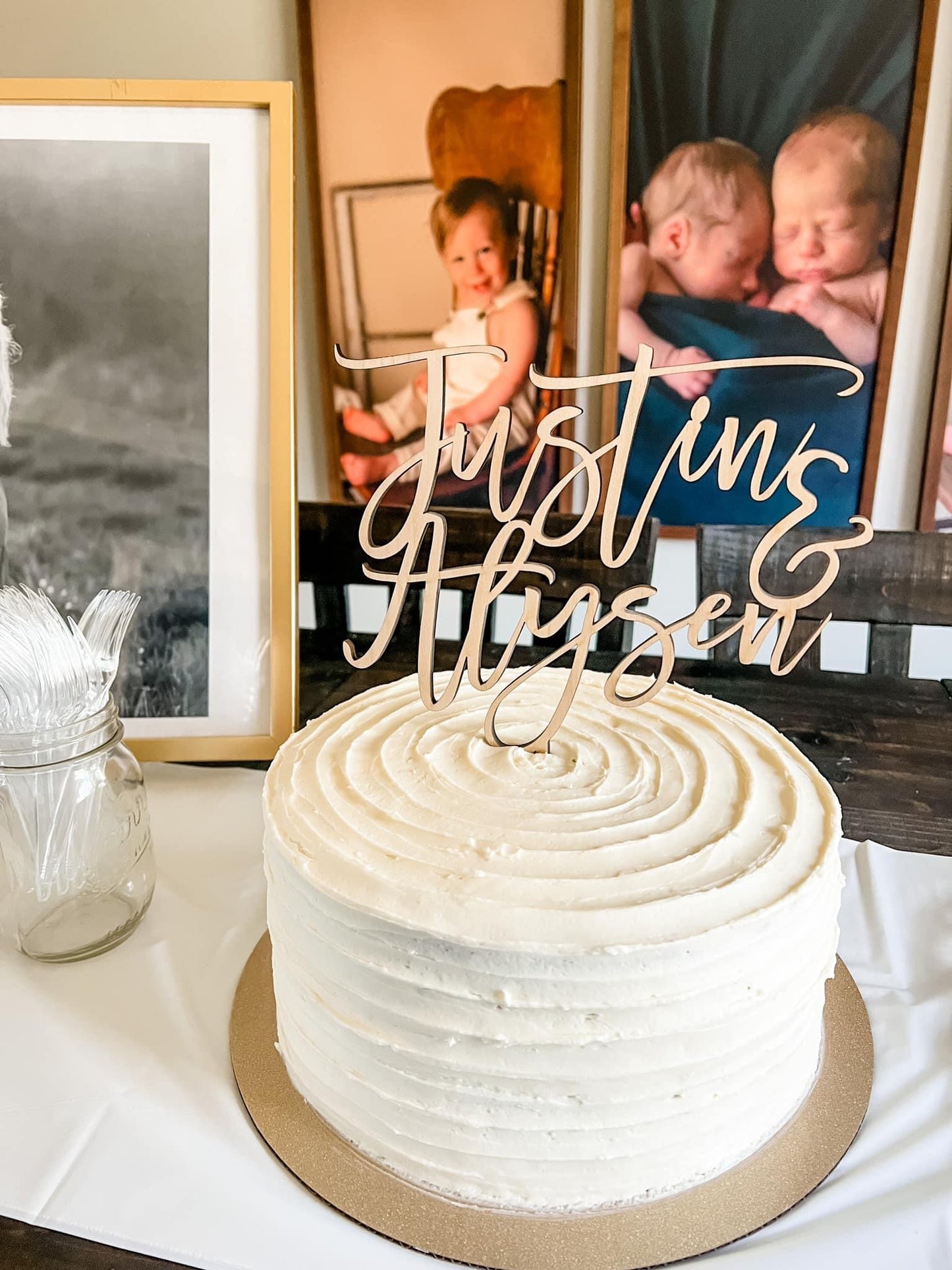 Customized Cake Topper