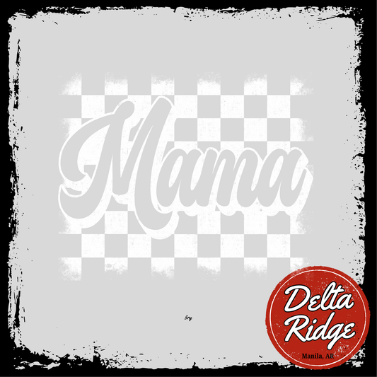 White Mama Checkered