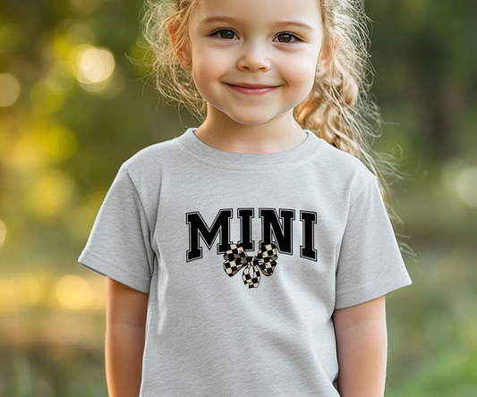 Mini checkered bow
