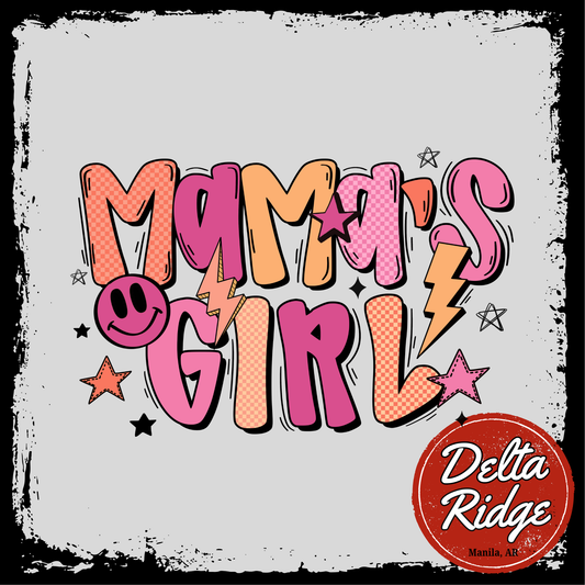 Mama's Girl Pink Retro