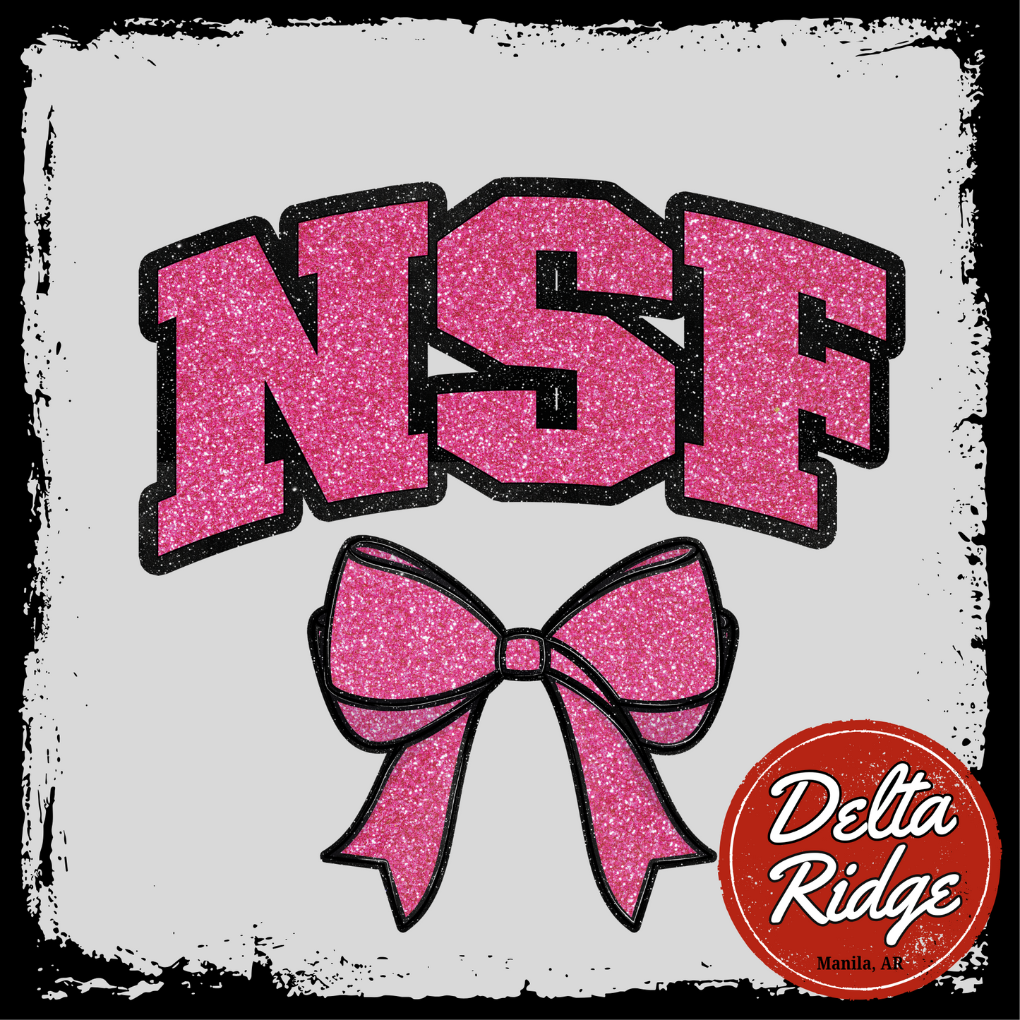 NSF Glitter Bow