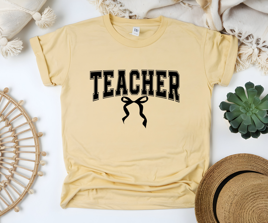 Teacher Black Bow