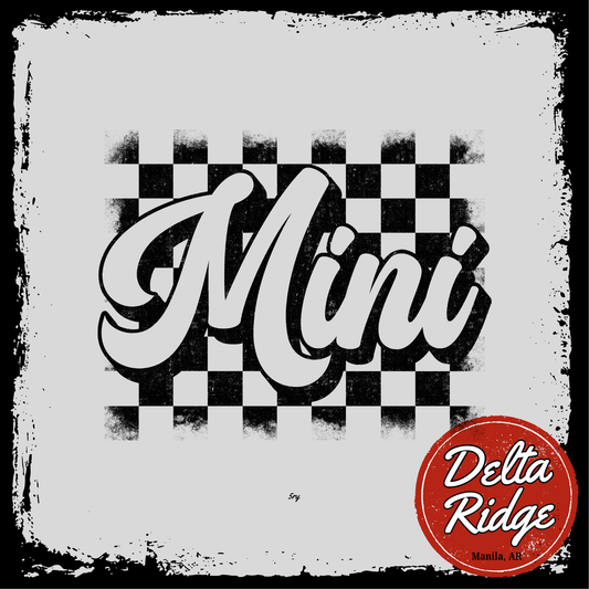 Black Mini Checkered