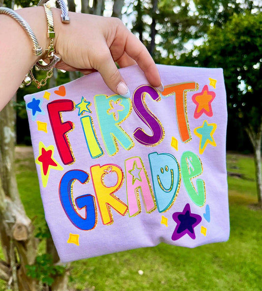 Doodle Word Grade -- GLITTER