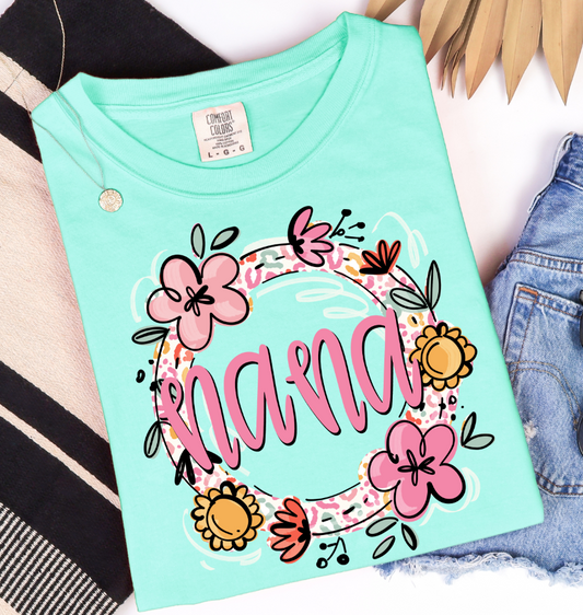 Floral Circle Script