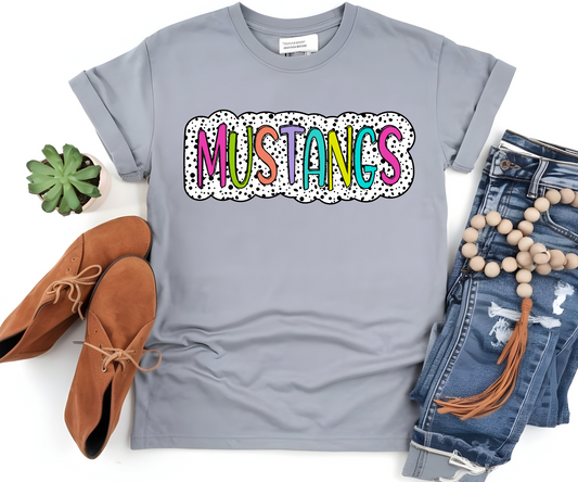 Mustang Pastel Dots