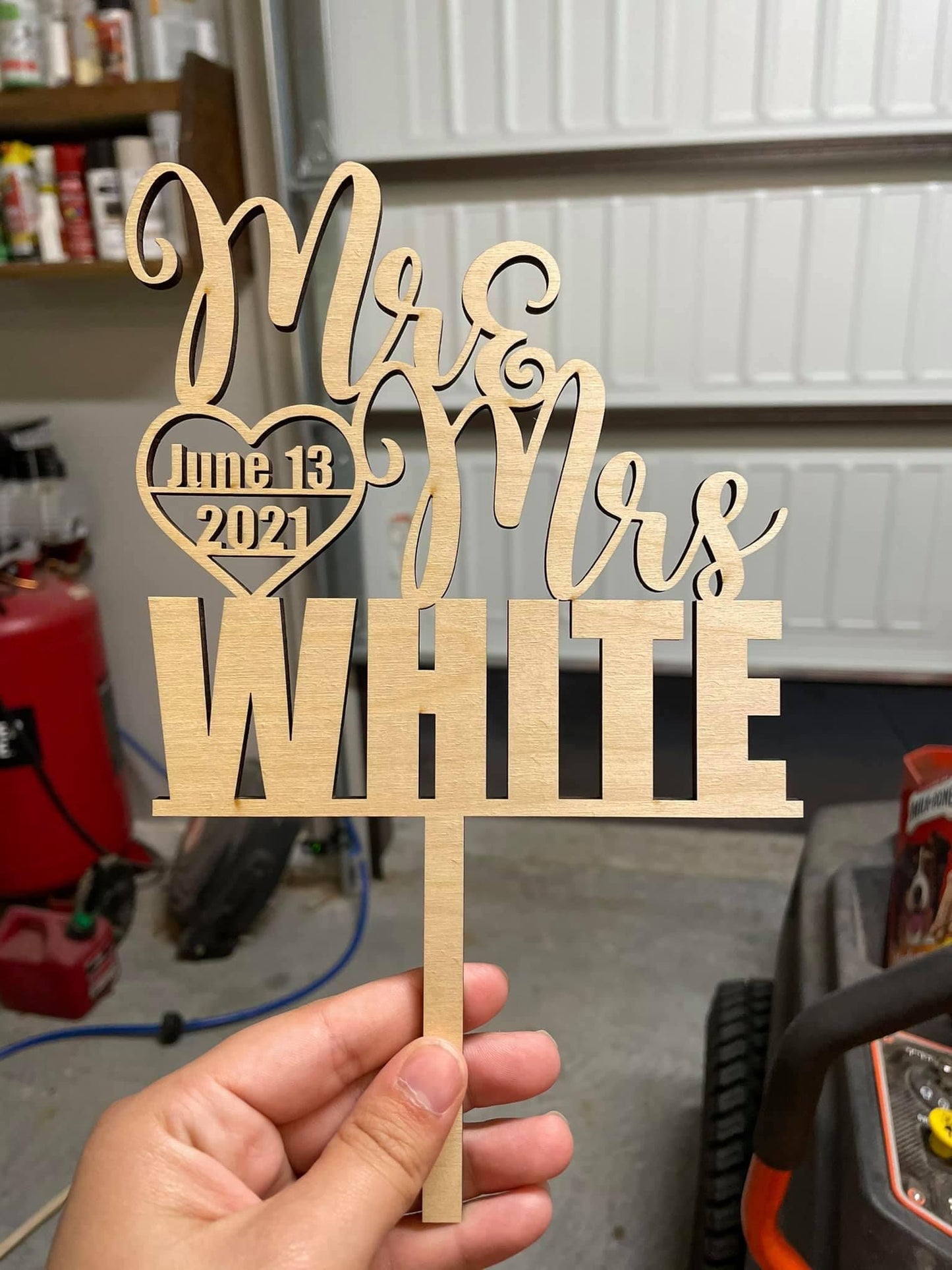 Customized Cake Topper